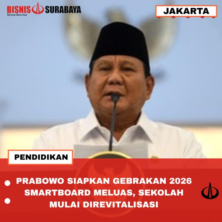 PRABOWO SIAPKAN GEBRAKAN 2026 SMARTBOARD MELUAS, SEKOLAH MULAI DIREVITALISASI