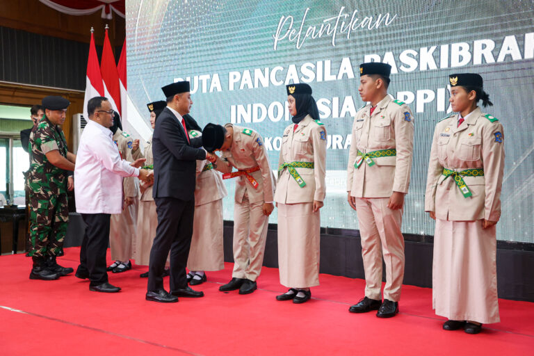 Duta Pancasila Paskibraka Dilantik, Pemuda Surabaya Siap Turun ke Kampung