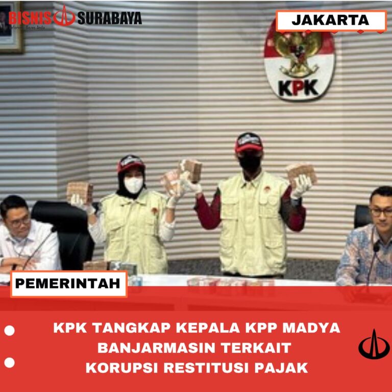 KPK Tangkap Kepala KPP Madya Banjarmasin Terkait Korupsi Restitusi Pajak