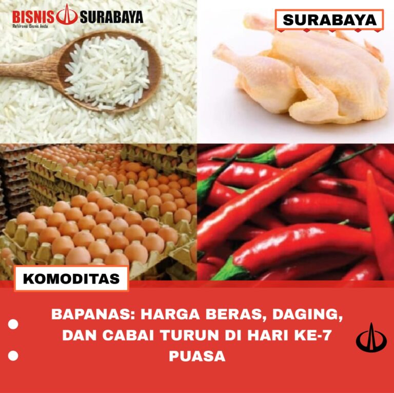 BAPANAS: HARGA BERAS, DAGING, DAN CABAI TURUN DI HARI KE-7 PUASA