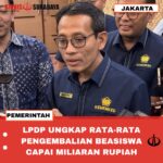 LPDP UNGKAP RATA-RATA PENGEMBALIAN BEASISWA CAPAI MILIARAN RUPIAH