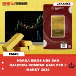 HARGA EMAS UBS DAN GALERI24 KOMPAK NAIK PER 3 MARET 2026