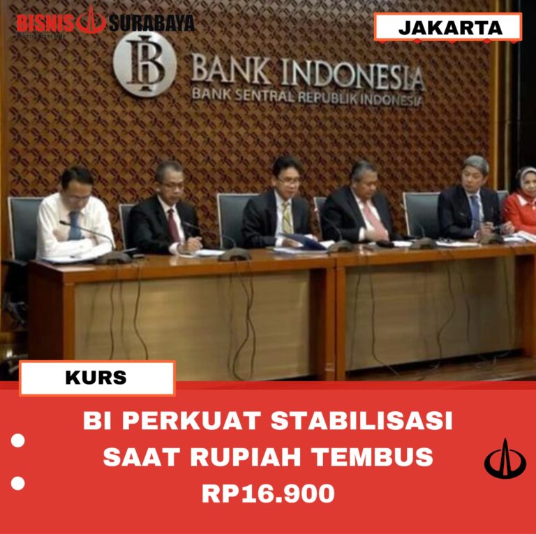 BI PERKUAT STABILISASI SAAT RUPIAH TEMBUS RP16.900