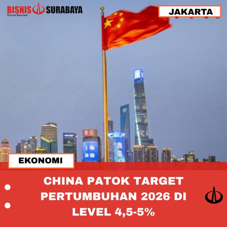 CHINA PATOK TARGET PERTUMBUHAN 2026 DI LEVEL 4,5-5%