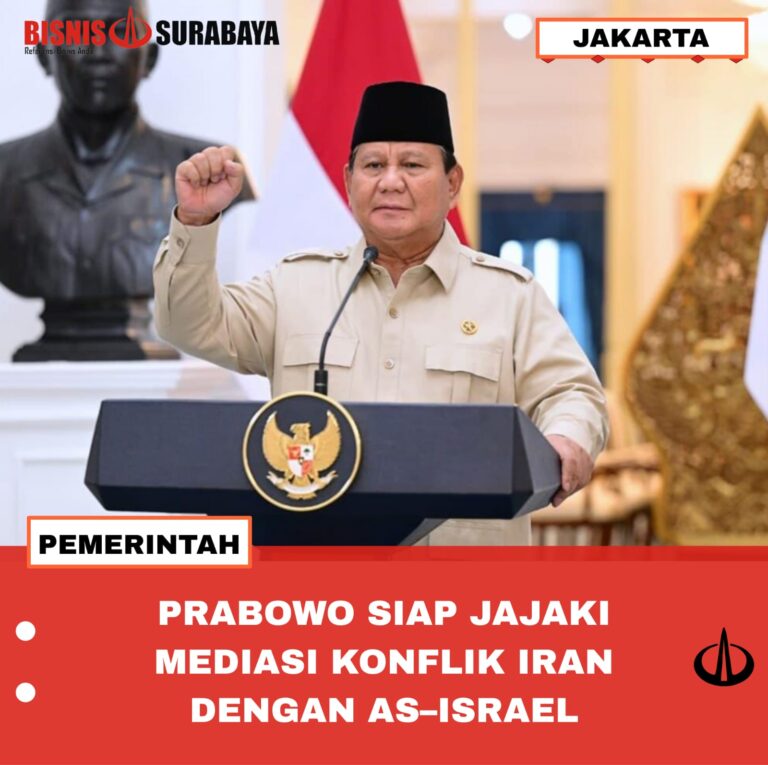 PRABOWO SIAP JAJAKI MEDIASI KONFLIK IRAN DENGAN AS–ISRAEL