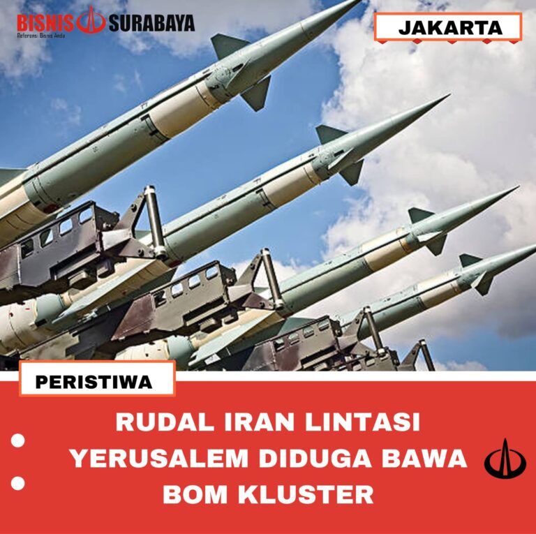 RUDAL IRAN LINTASI YERUSALEM DIDUGA BAWA BOM KLUSTER