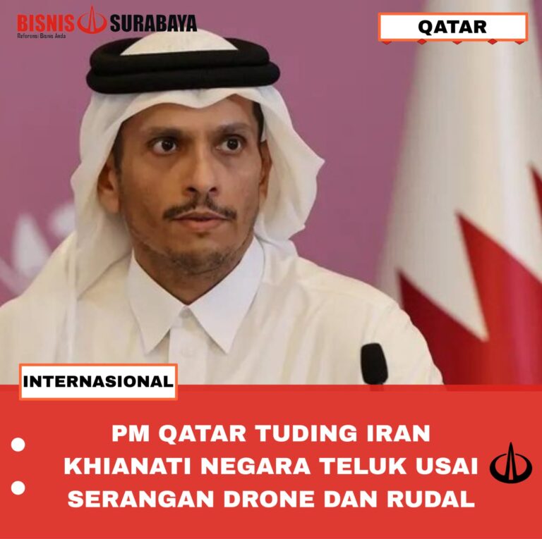 PM QATAR TUDING IRAN KHIANATI NEGARA TELUK USAI SERANGAN DRONE DAN RUDAL