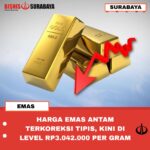 HARGA EMAS ANTAM TERKOREKSI TIPIS, KINI DI LEVEL RP3.042.000 PER GRAM