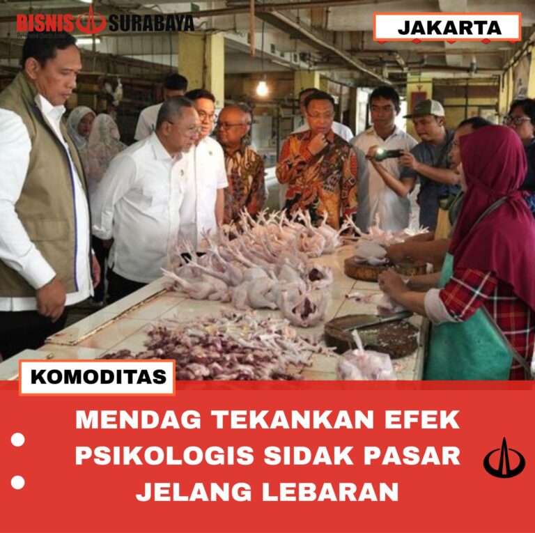 MENDAG TEKANKAN EFEK PSIKOLOGIS SIDAK PASAR JELANG LEBARAN