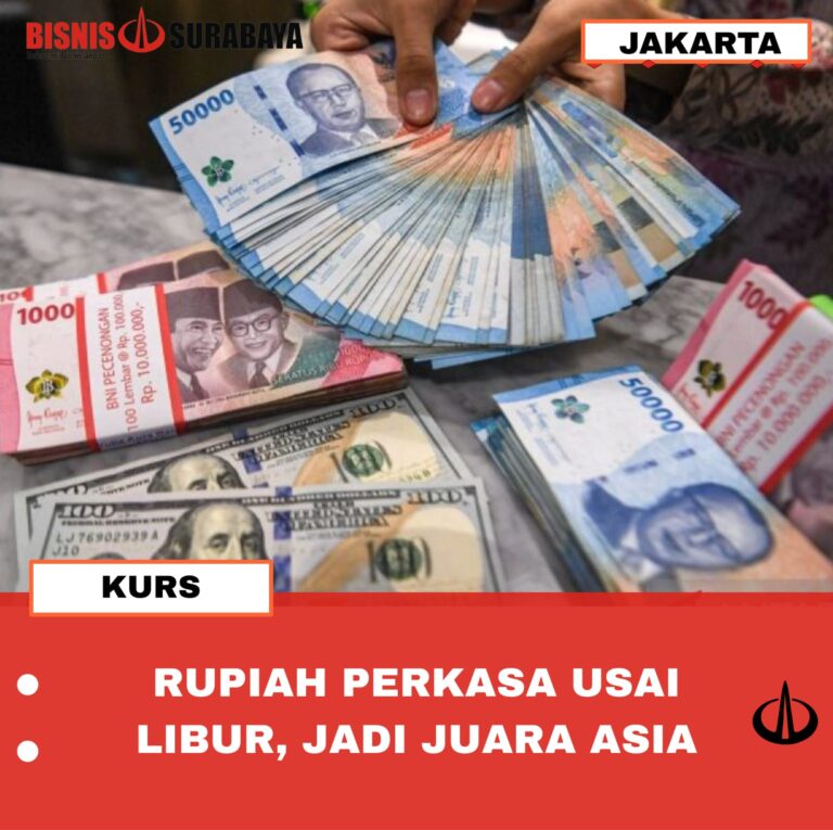 RUPIAH PERKASA USAI LIBUR, JADI JUARA ASIA