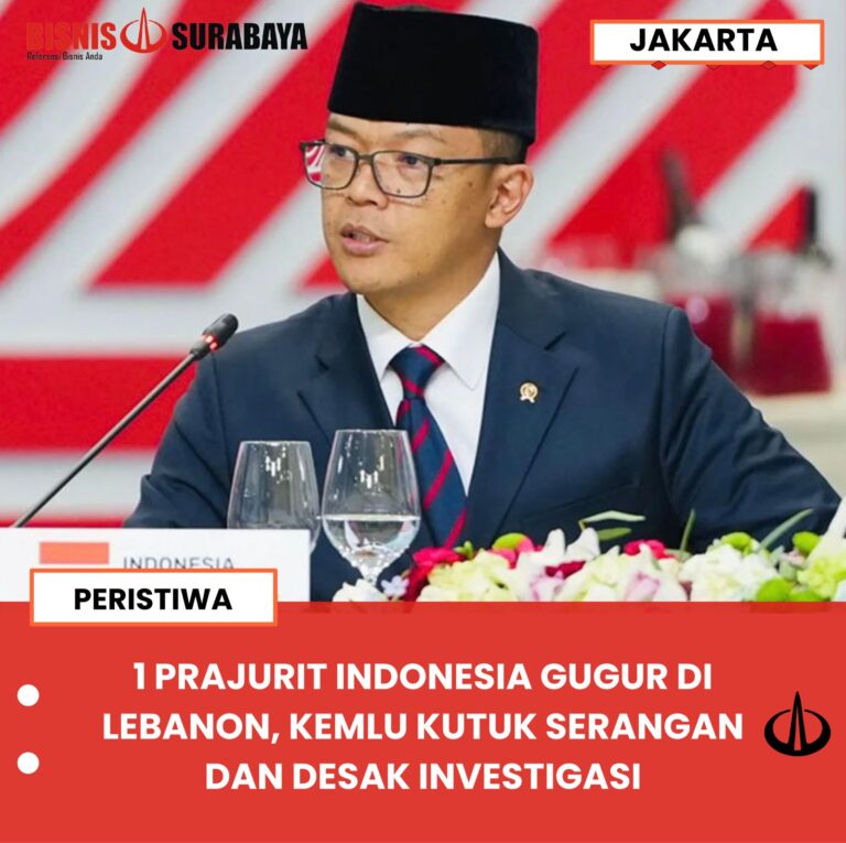 1 PRAJURIT INDONESIA GUGUR DI LEBANON, KEMLU KUTUK SERANGAN DAN DESAK INVESTIGASI