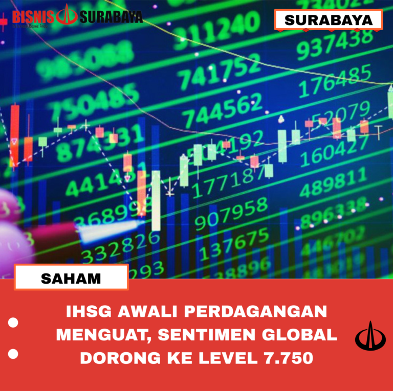 IHSG AWALI PERDAGANGAN MENGUAT, SENTIMEN GLOBAL DORONG KE LEVEL 7.750