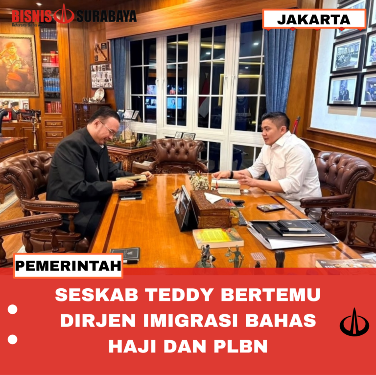 SESKAB TEDDY BERTEMU DIRJEN IMIGRASI BAHAS HAJI DAN PLBN