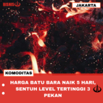 HARGA BATU BARA NAIK 5 HARI, SENTUH LEVEL TERTINGGI 3 PEKAN