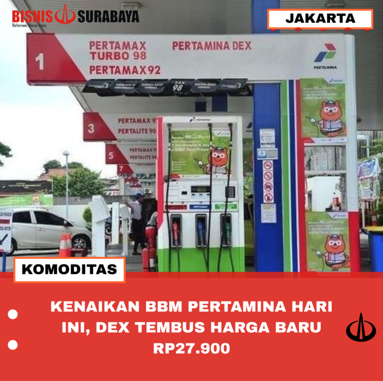 KENAIKAN BBM PERTAMINA HARI INI, DEX TEMBUS HARGA BARU RP27.900