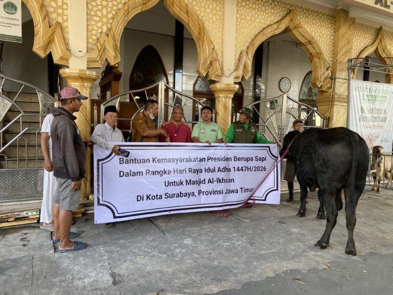 Pemkot Terima Sapi Kurban Banpres, Dibeli dari Peternak Lokal Surabaya