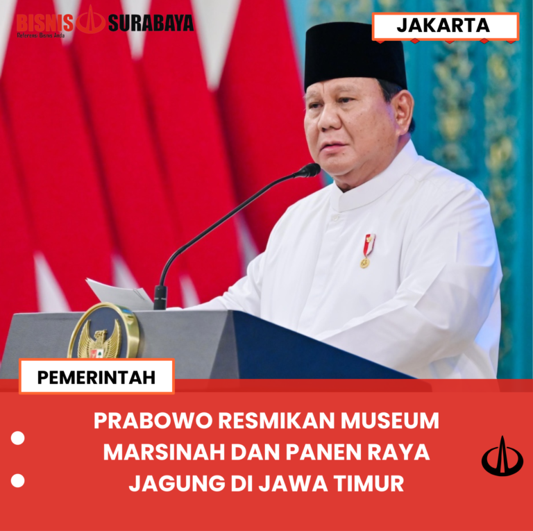 PRABOWO RESMIKAN MUSEUM MARSINAH DAN PANEN RAYA JAGUNG DI JAWA TIMUR