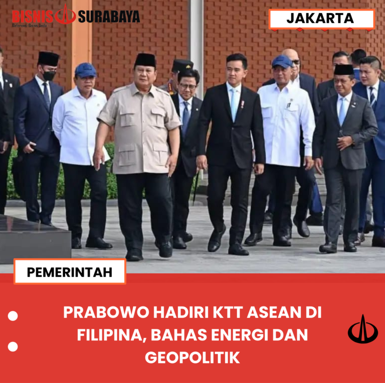 PRABOWO HADIRI KTT ASEAN DI FILIPINA, BAHAS ENERGI DAN GEOPOLITIK